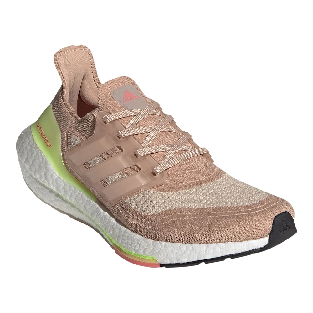 adidas Women's Ultraboost 21 Lightweight Knit Running Shoes