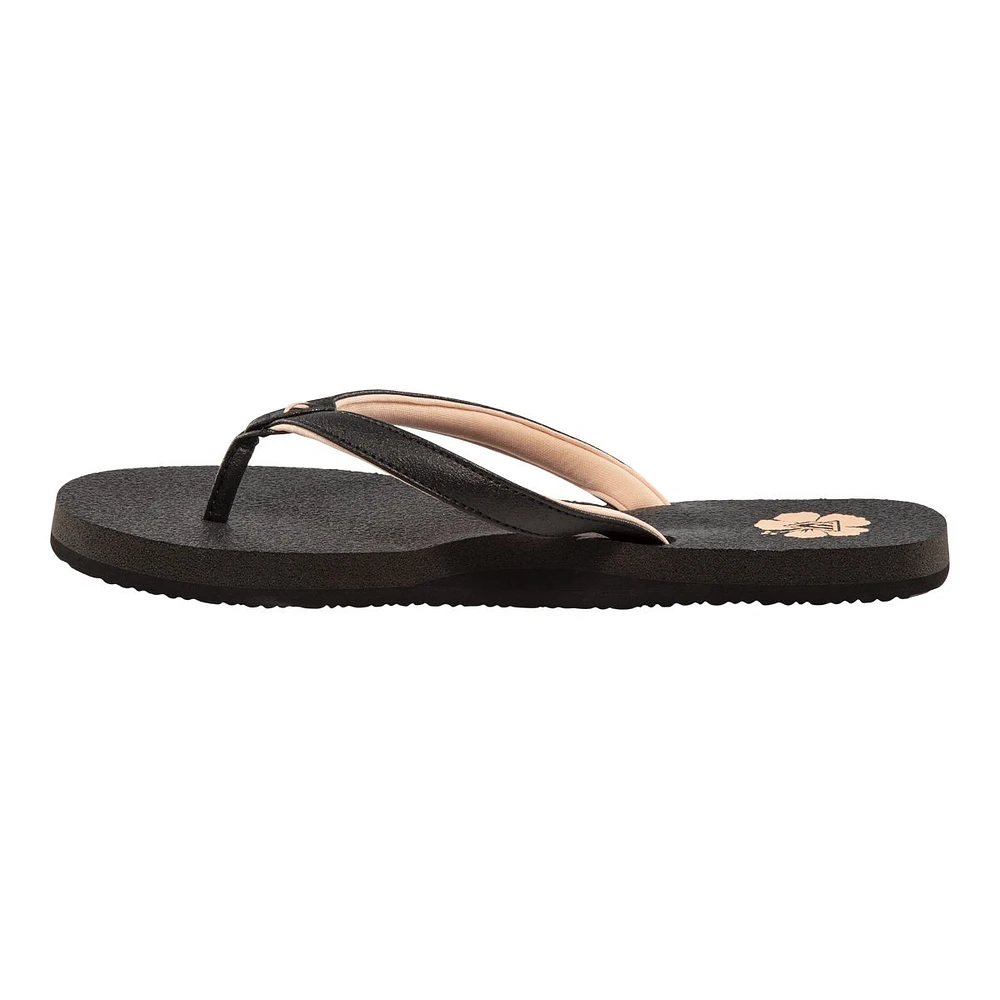 Ripzone Women's Bayside Flip Flops/Sandals, Beach, Foam Footbed