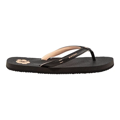 Ripzone Women's Bayside Flip Flops/Sandals, Beach, Foam Footbed