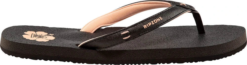 Ripzone Women's Bayside Flip Flops/Sandals, Beach, Foam Footbed