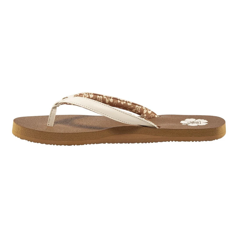 Ripzone Women's Bayside Flip Flops/Sandals, Beach, Foam Footbed