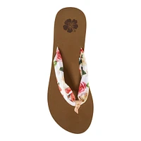 Ripzone Women's Isla Cushioned Beach Flip Flops/Sandals