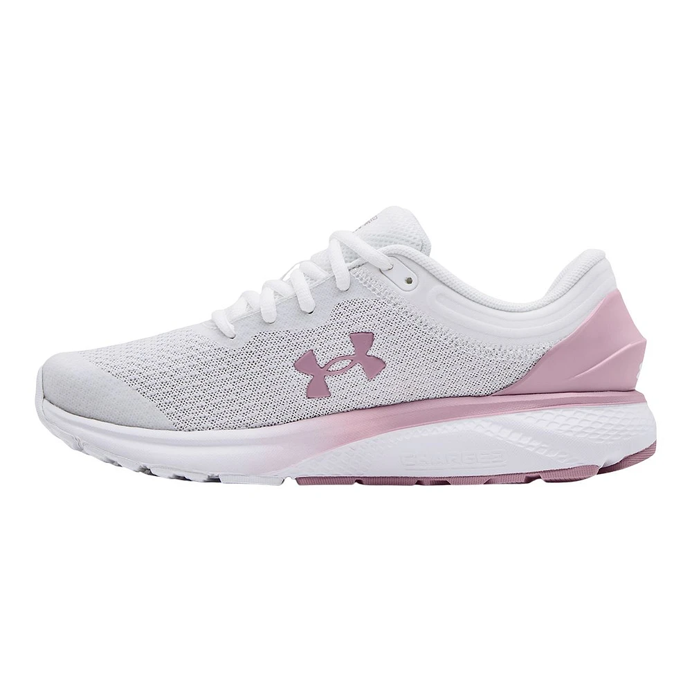 Under Armour Women's Charged Escape 3 Big Logo Lightweight Breathable Running Shoes