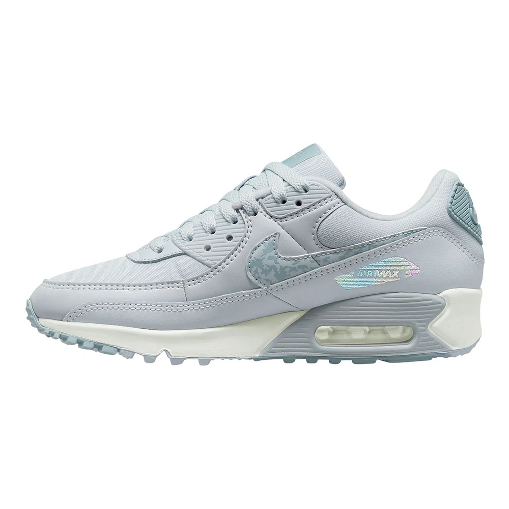 Nike Women's Air Max 90 Shoes, Sneakers, Low Top, Cushioned