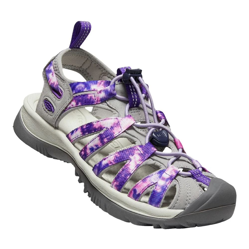 KEEN Women's Whisper Tie Dye Hiking Sandals, Water, Sport