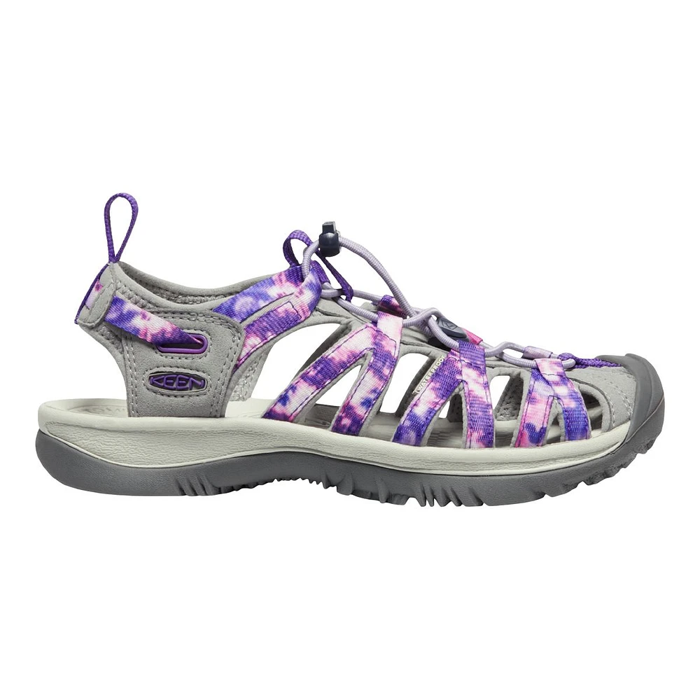 KEEN Women's Whisper Tie Dye Hiking Sandals, Water, Sport