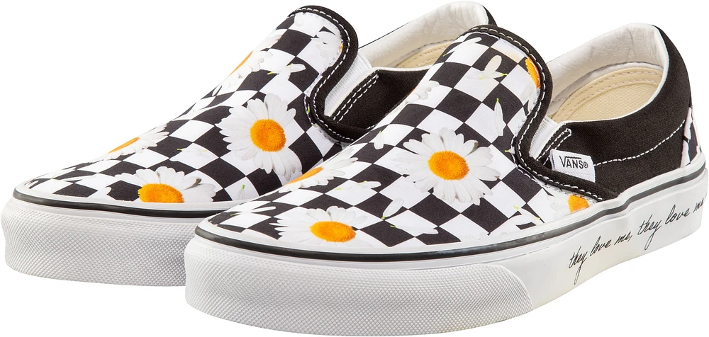 Vans Women's Classic Slip On Love Me Not Skate Shoes