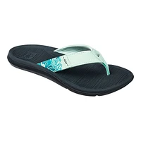 Reef Women's Santa Ana Leather Comfortable Supported Flip-Flops/ Sandals