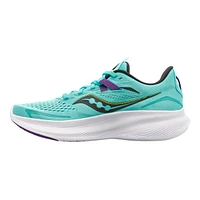 Saucony Women's Ride 15 Running Shoes, Cushioned, Knit