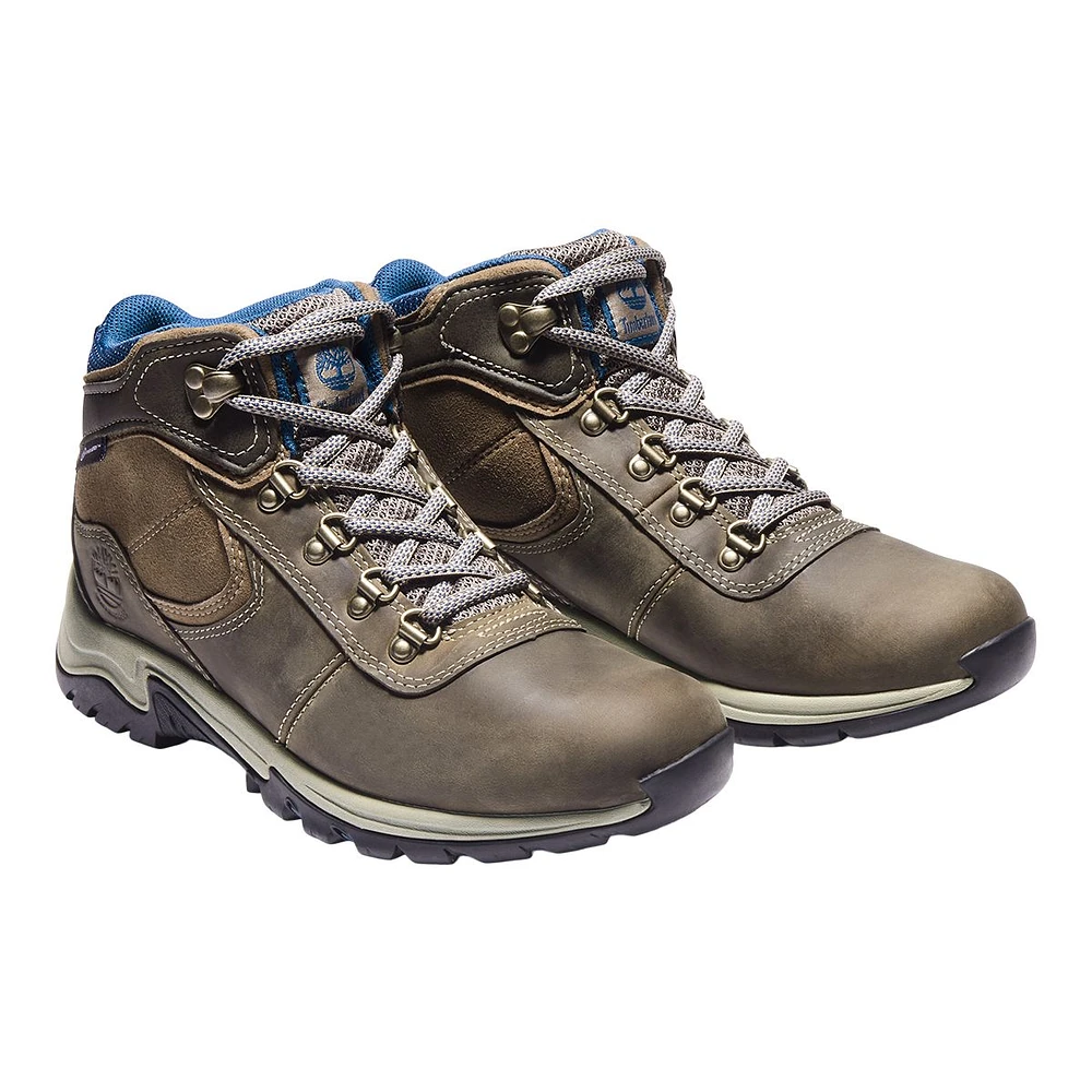 Timberland Women's Mt. Maddsen Mid Leather Waterproof Hiking Shoes