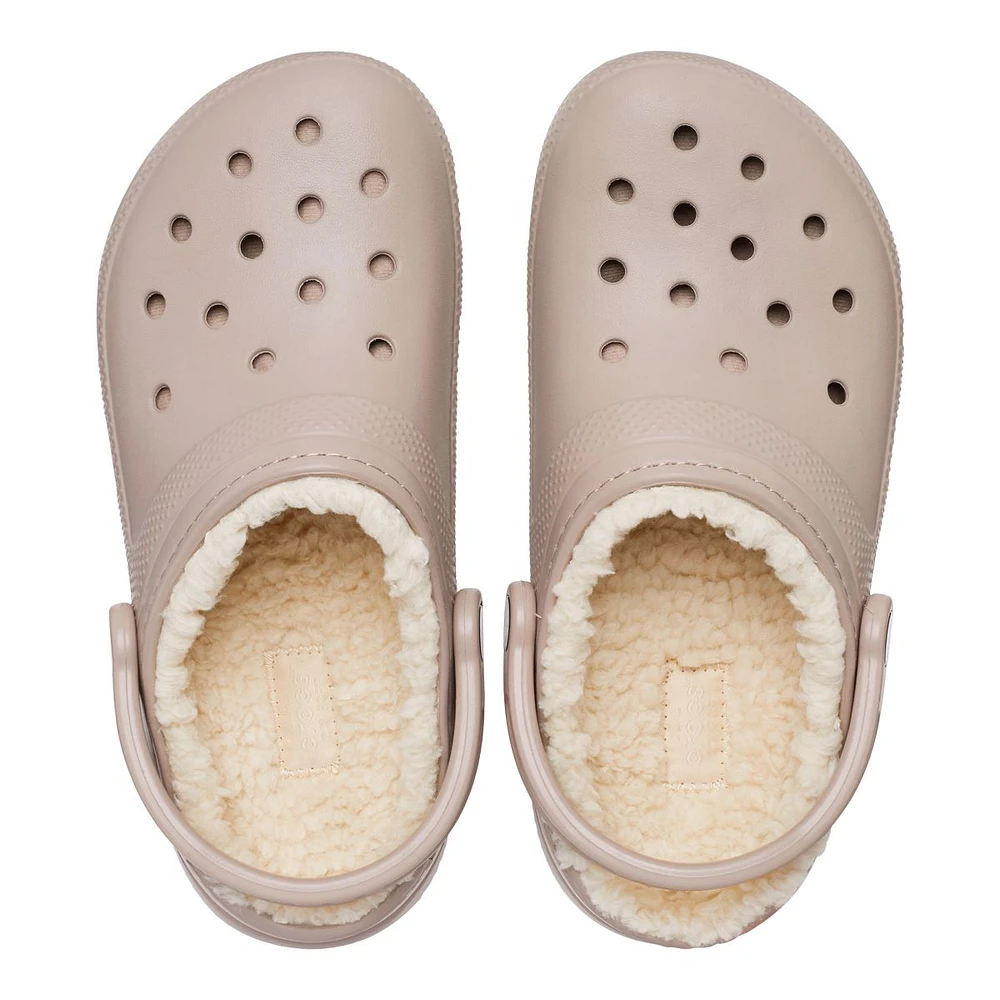 Crocs Unisex Classic Fuzz-Lined Clog Sandals