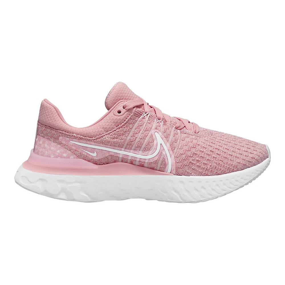 Nike Women's React Infinity 3 Breathable Knit Running Shoes