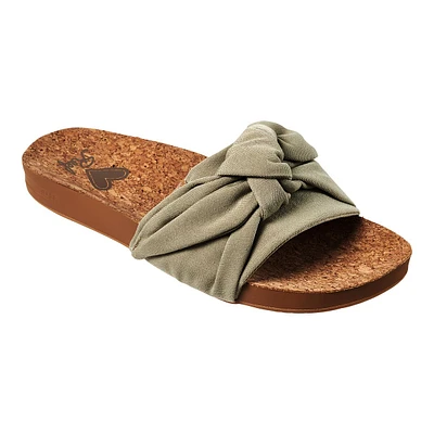 Reef Women's Knotty Scout One Strap Slides/Sandals