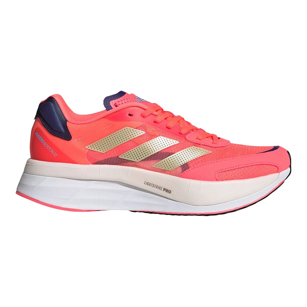 adidas Women's Adizero Boston 10 Lightweight Lace Running Shoes