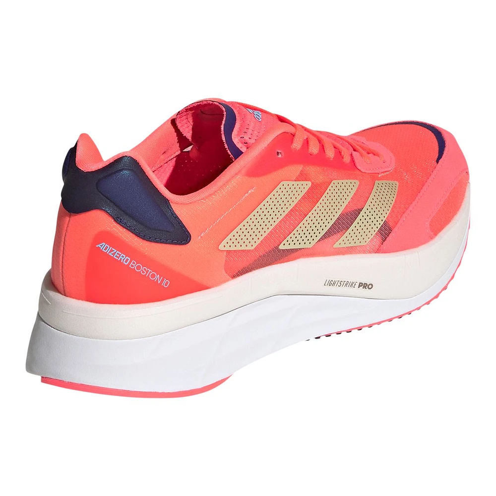 adidas Women's Adizero Boston 10 Lightweight Lace Running Shoes