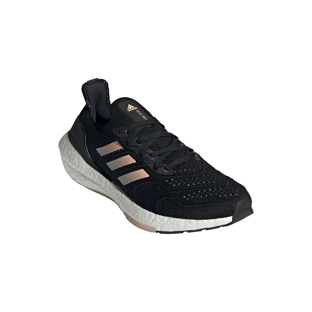 adidas Women's Ultraboost 22 Heat.Rdy Lightweight Breathable Running Shoes