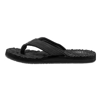 Ripzone Women's Cushy Textile Lined Cushioned Flip Flop Sandals