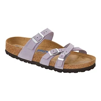 Birkenstock Women's Franca Leather Three Strap Adjustable Sandals