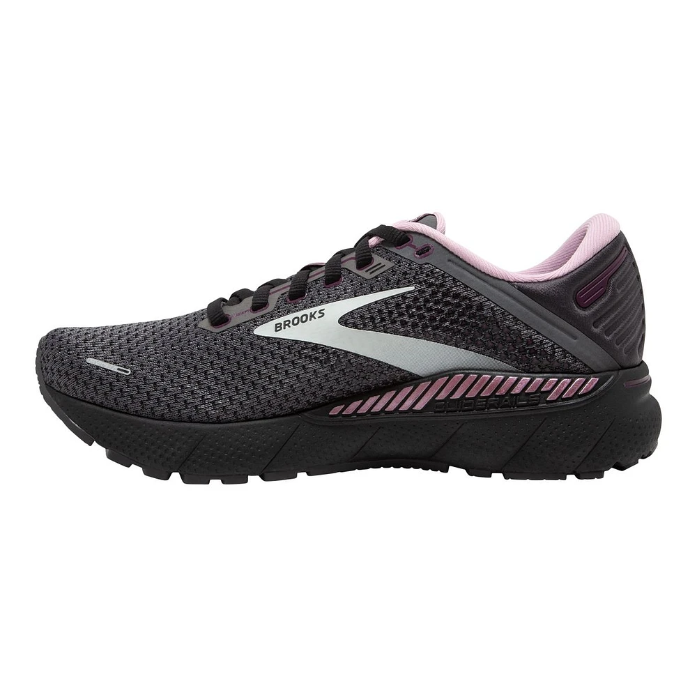 Brooks Women's Adrenaline GTS 22 Running Shoes, Wide Width, Cushioned