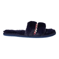 O'Neill Women's Laurelee Embellished Faux Fur Slippers