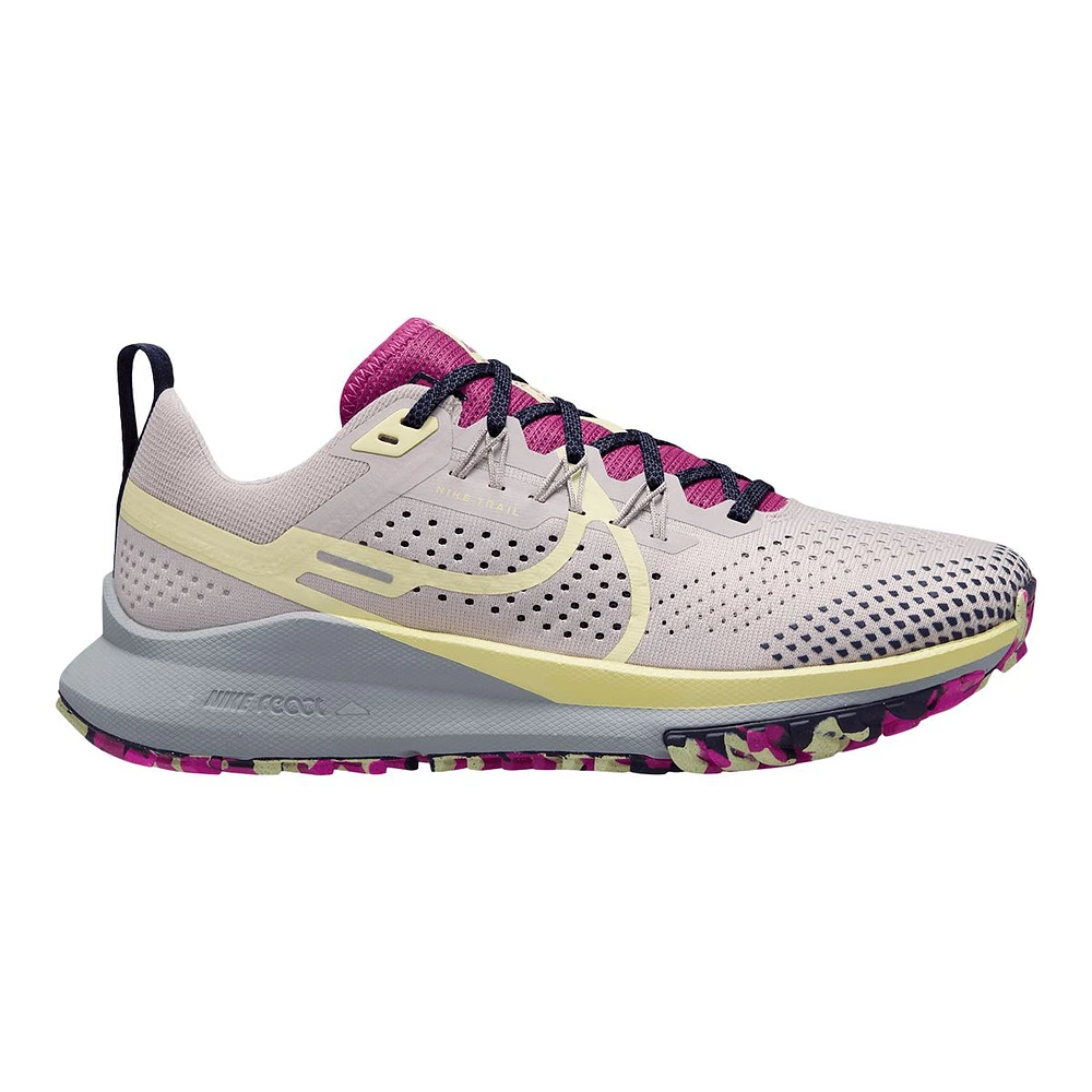 Nike Women's React Pegasus Trail 4 Breathable Supported Running Shoes