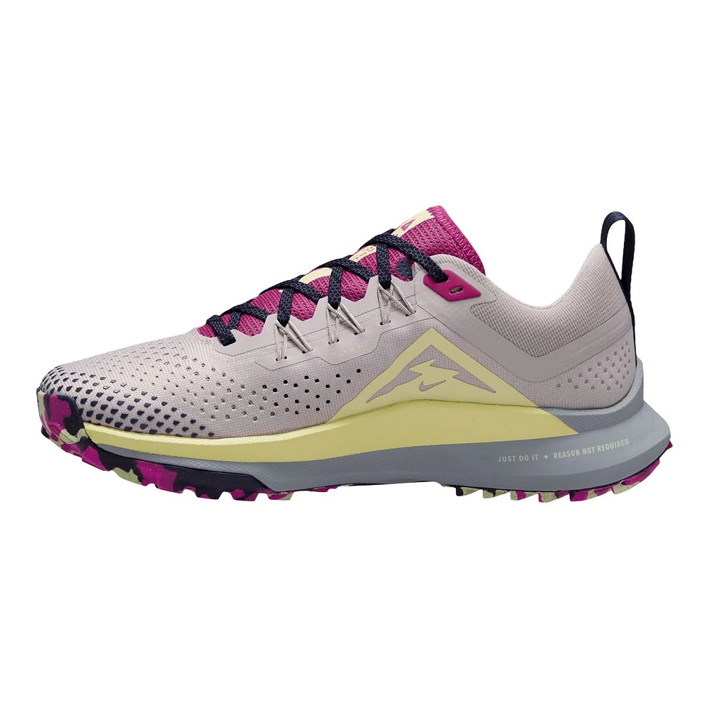 Nike Women's React Pegasus Trail 4 Breathable Supported Running Shoes