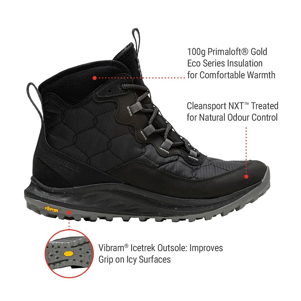 Merrell Women's Antora Thermo Mid 3 Winter Boots