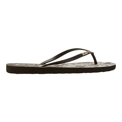 Roxy Women's Viva Stamp Beach Flip Flop Sandals