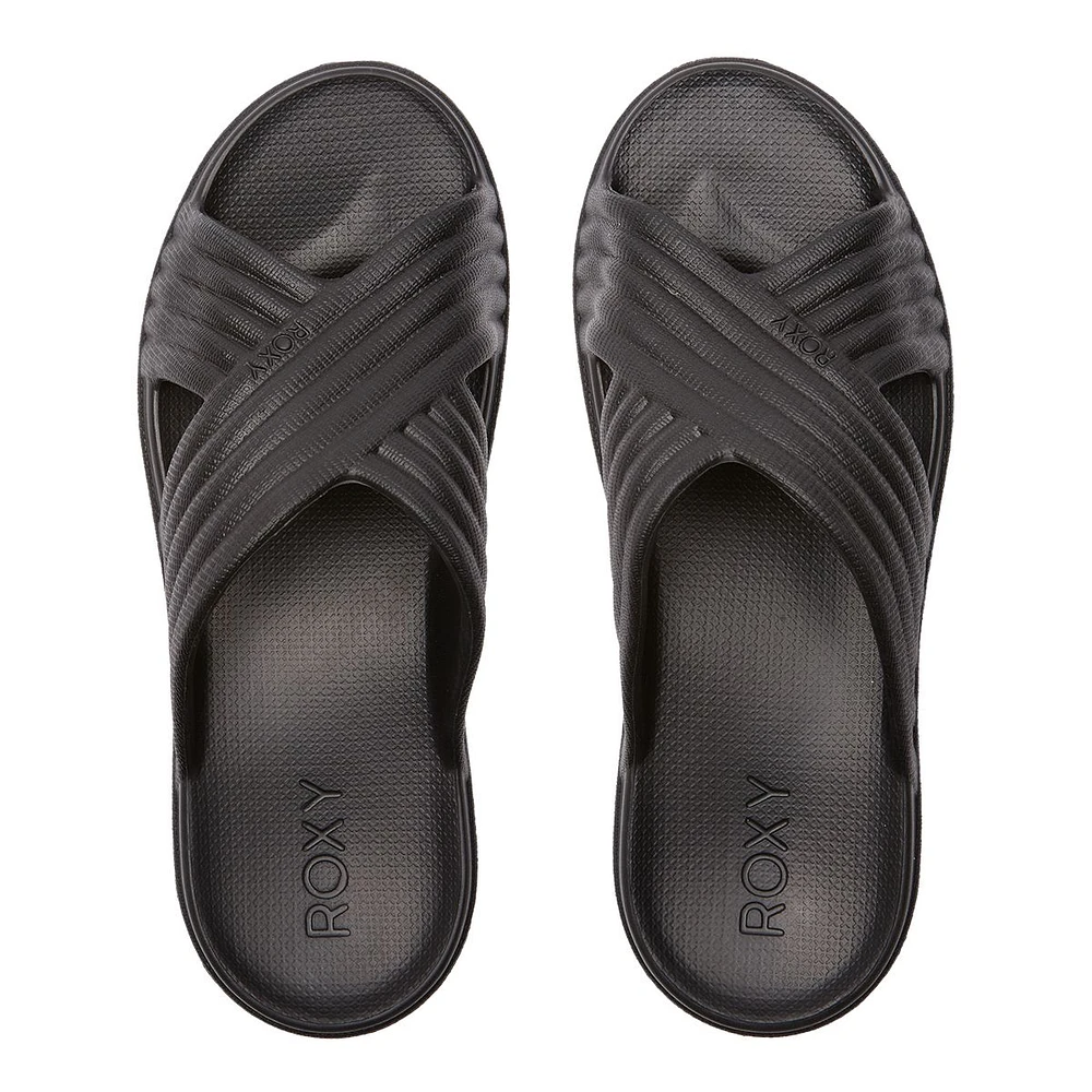 Roxy Women's Rivie Lightweight Comfortable Slide Sandals