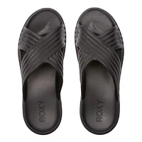 Roxy Women's Rivie Lightweight Comfortable Slide Sandals