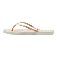 Roxy Women's Bermuda 3 Point Comfortable Beach Flip Flop Sandals