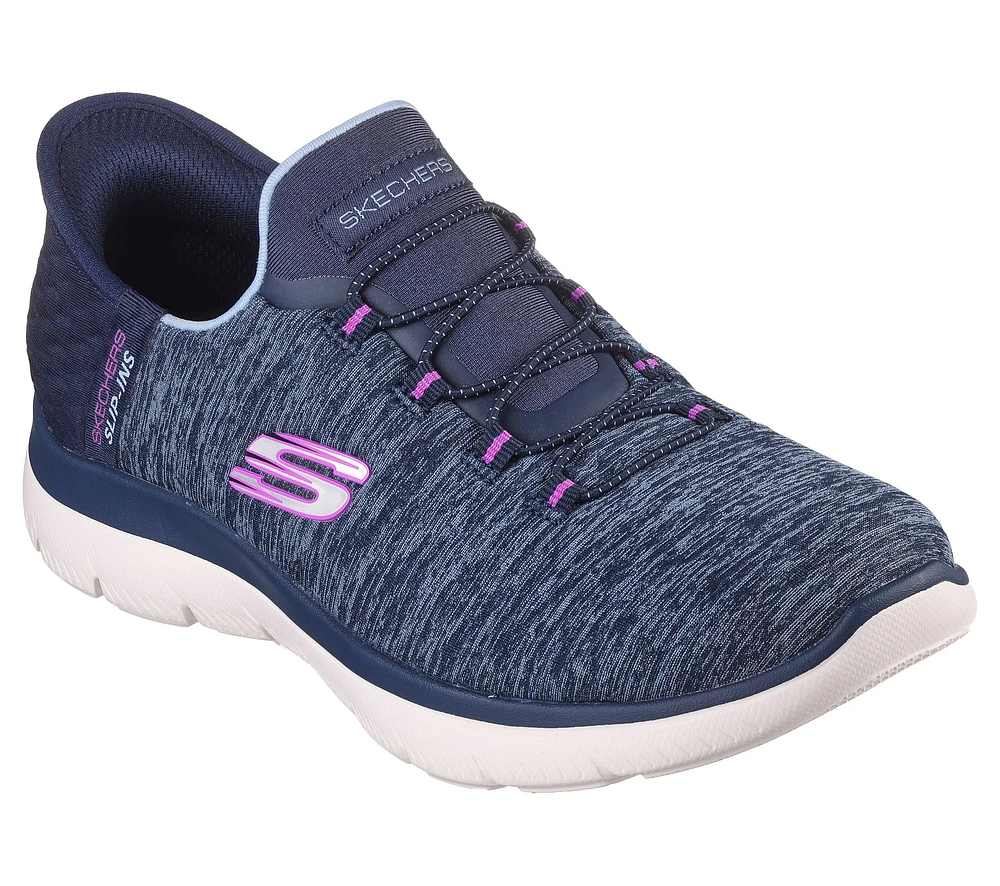 Skechers Women's Slip-ins Summits Dazzling Haze Sneakers - Wide Fit