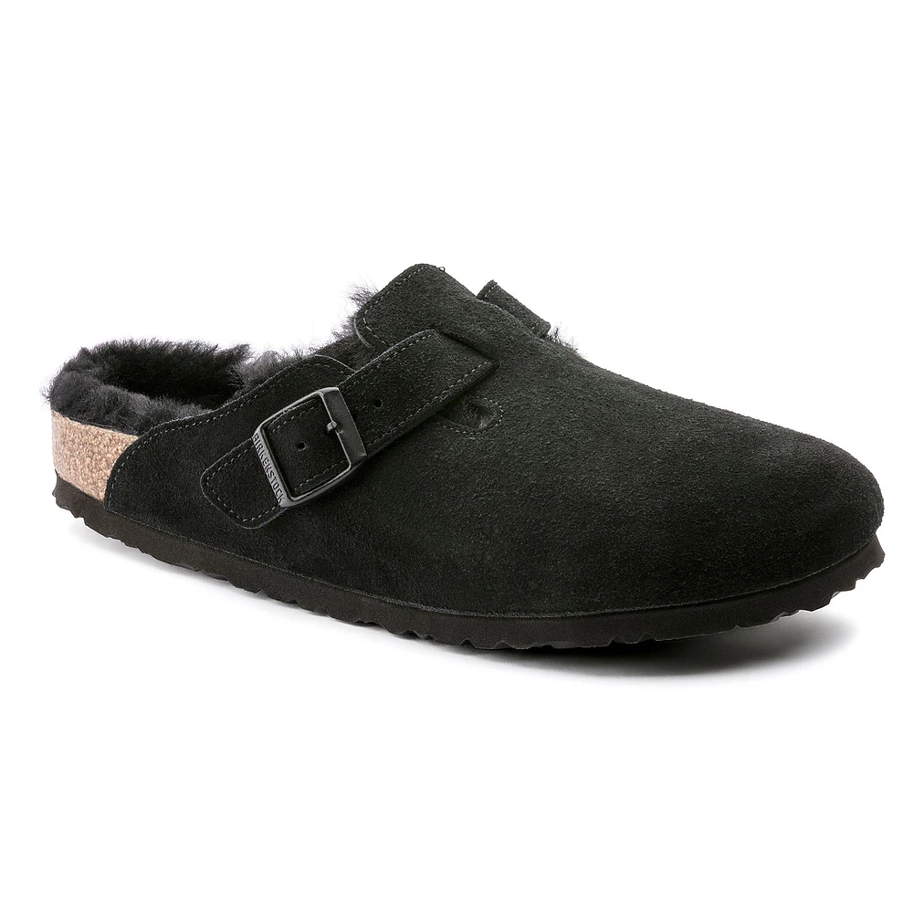 Birkenstock Women's Boston Shearling Suede Clogs