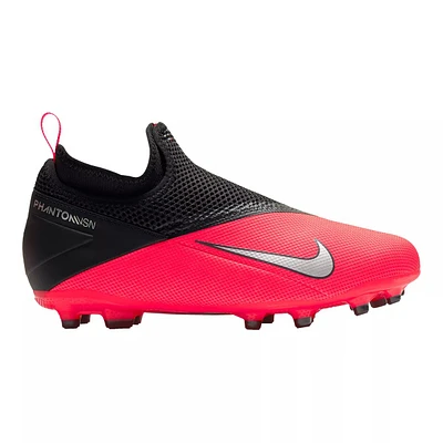 Nike Kids' Phantom Vision 2 Club Firm Ground Outdoor Soccer Cleats