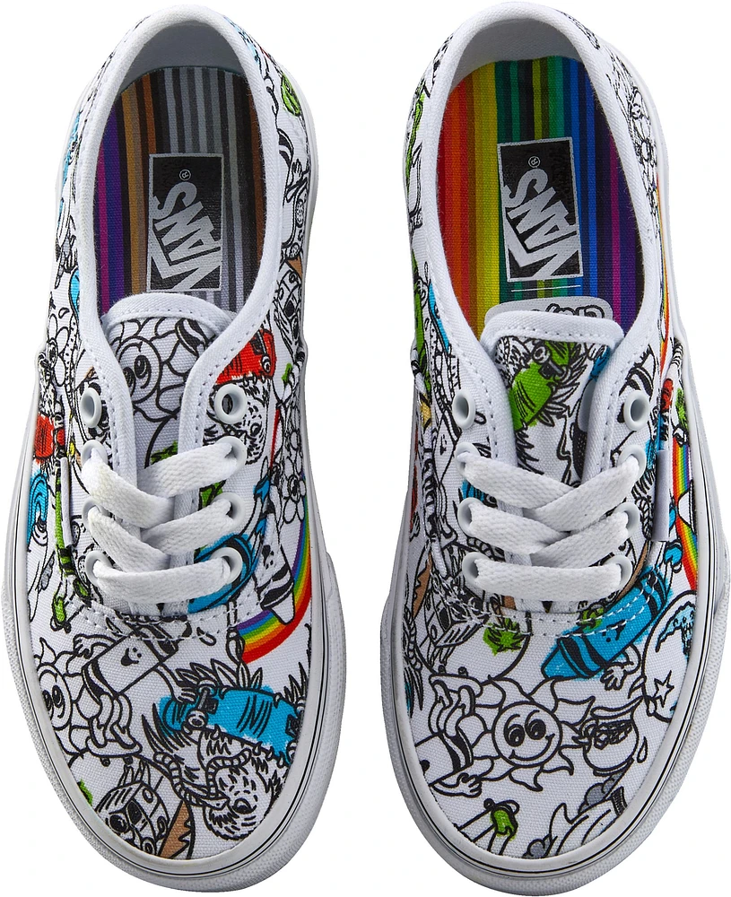 Vans x Crayola Kids' Pre-School Authentic Skate Shoes