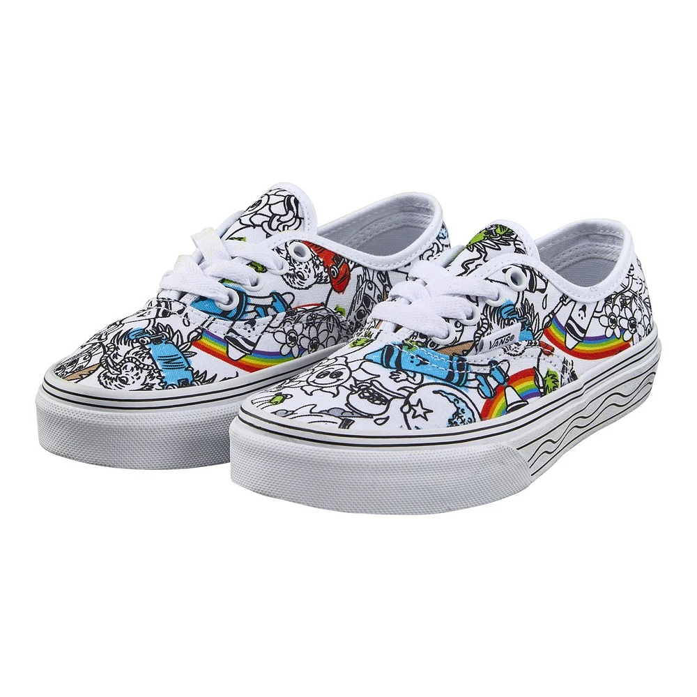 Vans x Crayola Kids' Pre-School Authentic Skate Shoes