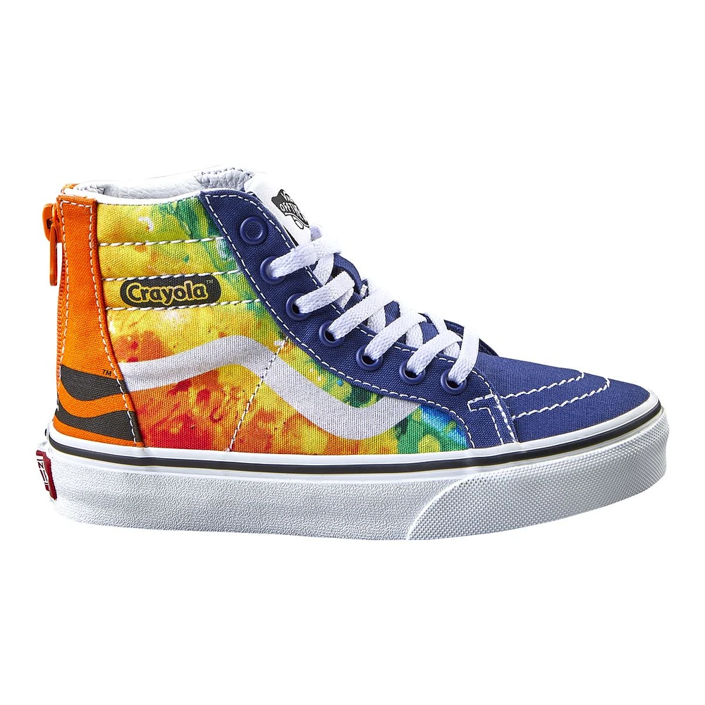 Vans x Crayola Kids' Pre-School  SK8 Skate Shoes, Sneakers, Boys', Low Top, Zipper