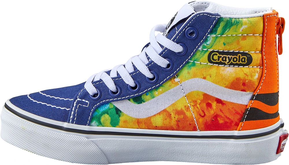 Vans x Crayola Kids' Pre-School  SK8 Skate Shoes, Sneakers, Boys', Low Top, Zipper