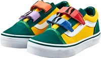 Vans x Crayola Kids' Old Skool V Skate Shoes, Sneakers, Boys'