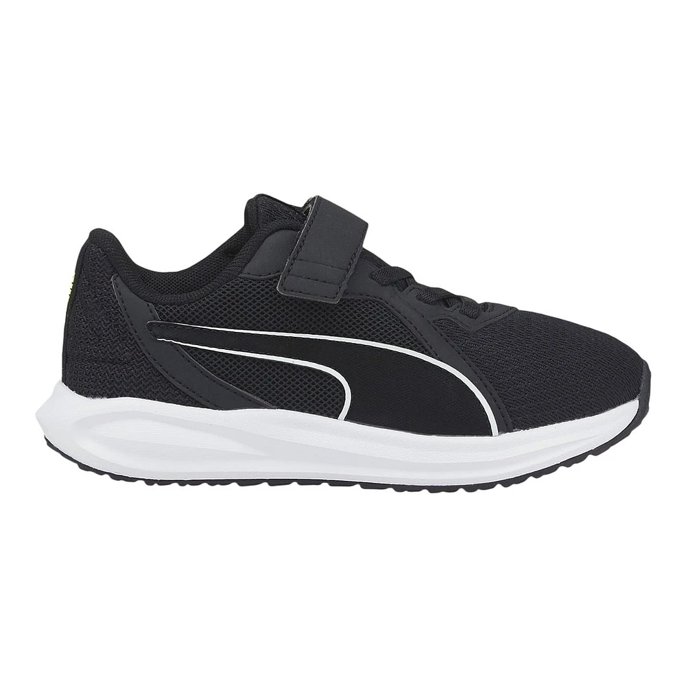 PUMA Kids' Pre-School Twitch Runner Shoes, Boys, Running, Sneakers, Velcro, Mesh