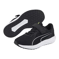 PUMA Kids' Pre-School Twitch Runner Shoes, Boys, Running, Sneakers, Velcro, Mesh