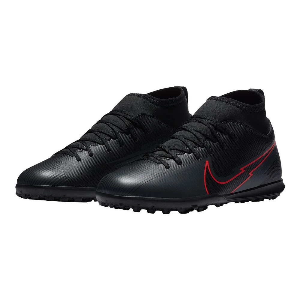 Nike Kids' Mercurial Superfly 7 Club Turf Indoor Soccer Shoes, Boys'