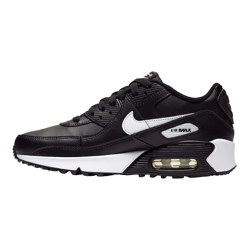 Nike Kids' Grade School Air Max 90 LTR 2 Shoes, Boys, Running, Sneakers, Lace, Cushioned