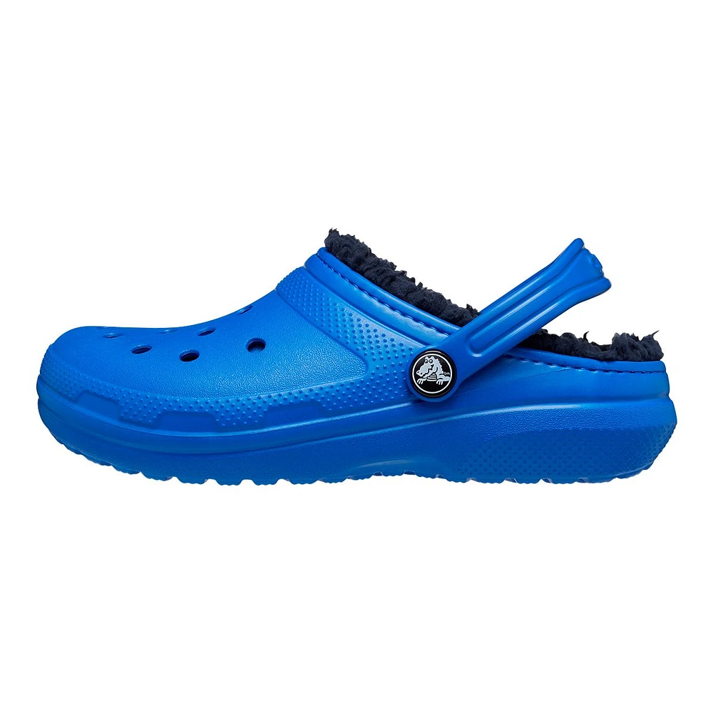 Crocs Kids' Pre-School/Grade School Classic Lined Clog Slide Sandals, Boys'/Girls', Beach