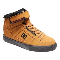 DC Kids' Grade School Pure High Top Winter Skate Shoes