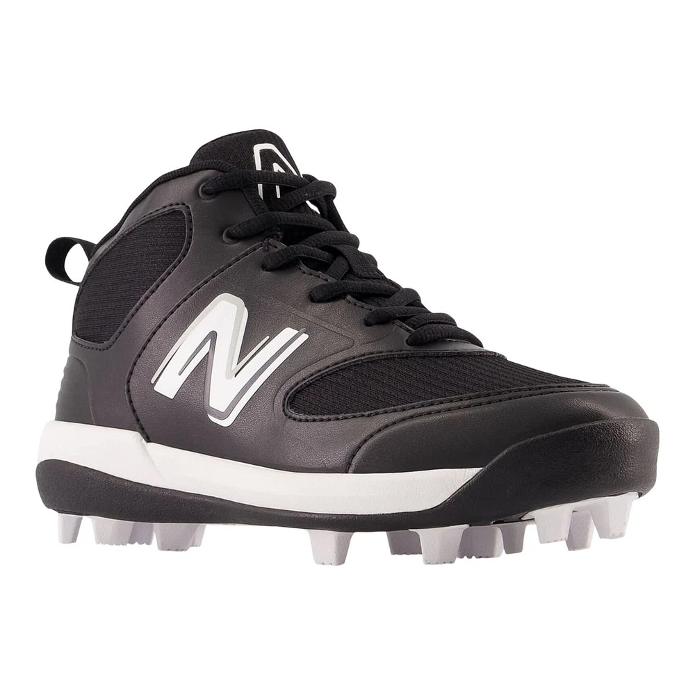 New Balance Kids' 3000V6 TPU Mid Top Baseball Cleats