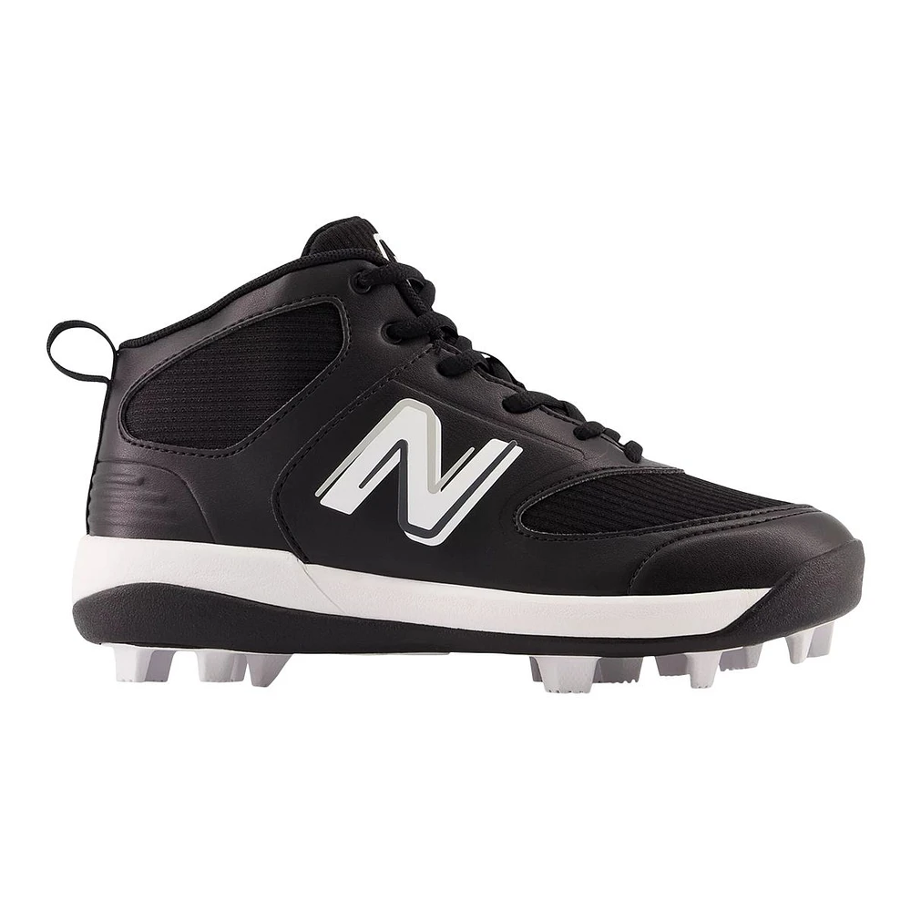 New Balance Kids' 3000V6 TPU Mid Top Baseball Cleats