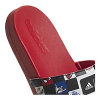 Adidas Kids' Adilette Comfort Spiderman Slides