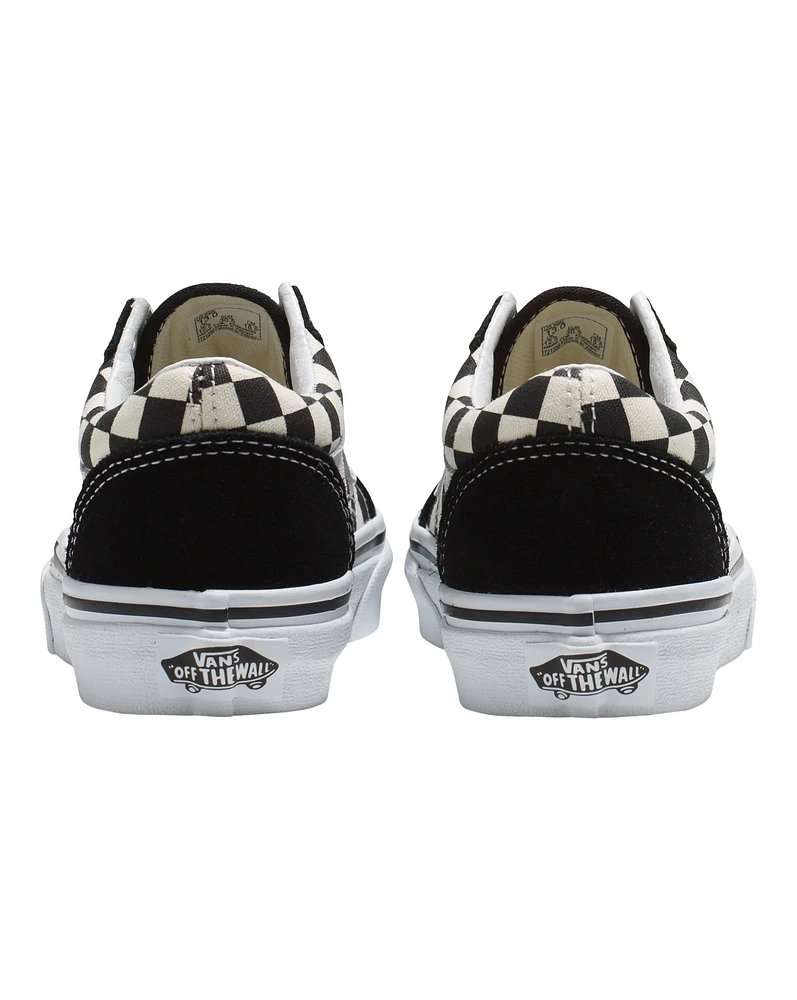 Vans Kids' Classic Old Skool Primary Check Skate Shoes