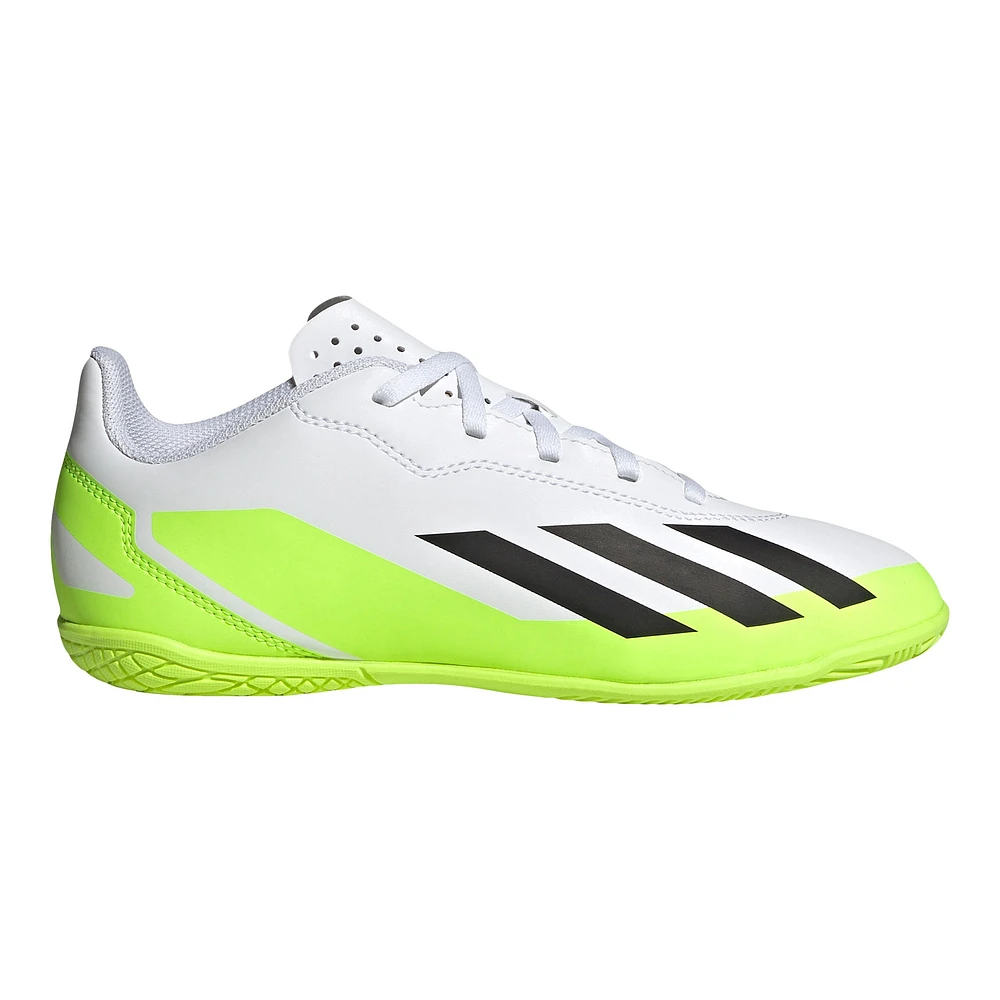 adidas Kids' X Crazyfast.4 Indoor Soccer Shoes